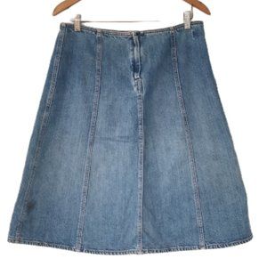 -Gap Jeans women blue jean skirt Size 8